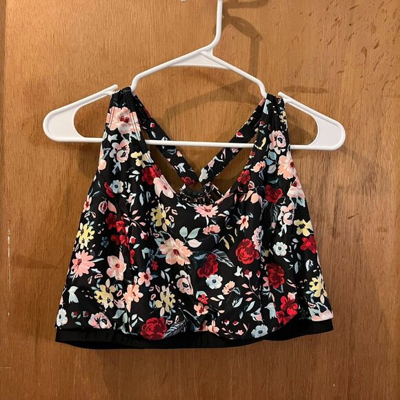 Holipick Other - Size 22W - Holipick - Black and Floral Swim Top